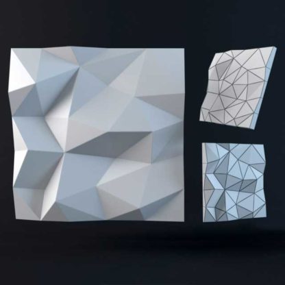 Форма для 3D панелей из гипса "Полигон" силиконовая