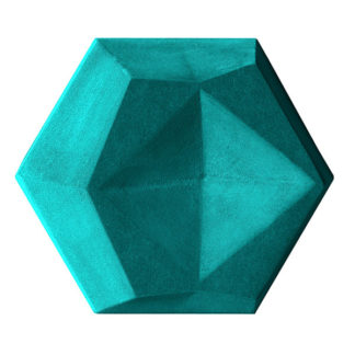 Форма для 3D панелей из гипса "Шестиугольник-4"